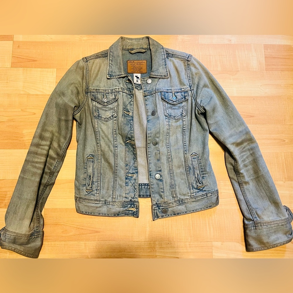 ABERCROMBIE Denim Jacket Sz Medium